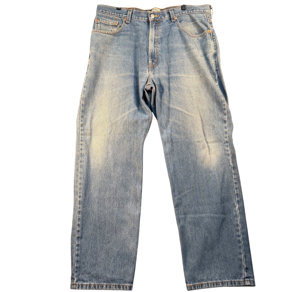 Levis 550 Relaxed Fit Mens Jeans 38x30 Medium Wash Blue Denim 00550-4886